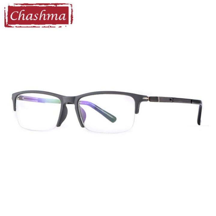 Men's Eyeglasses TR 90 Alloy 9163 Frame Chashma gray  