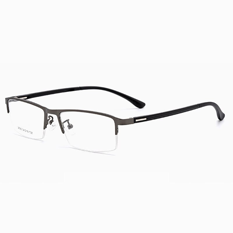 Hotochki Men's Semi Rim TR-90 Resin Alloy Frame Eyeglasses Semi Rim Hotochki   