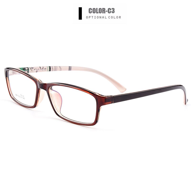 Unisex Eyeglasses Ultralight Flexible Tr90 Plastic M5057 Frame Gmei Optical C3  
