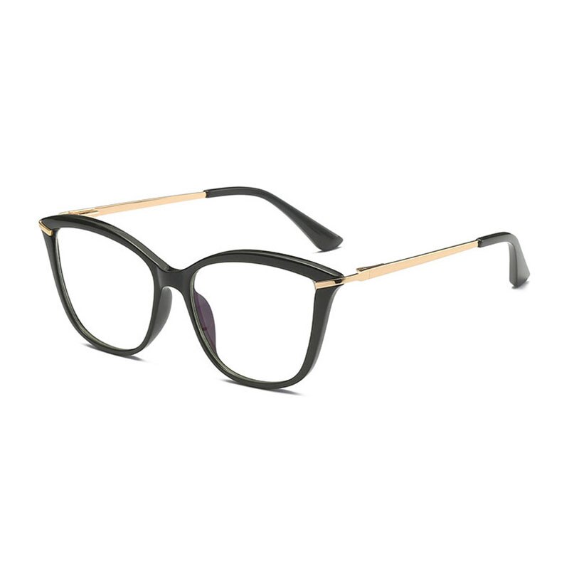 Hotony Women's Full Rim Cat Eye TR 90 Frame Eyeglasses 2036 Full Rim Hotony black  