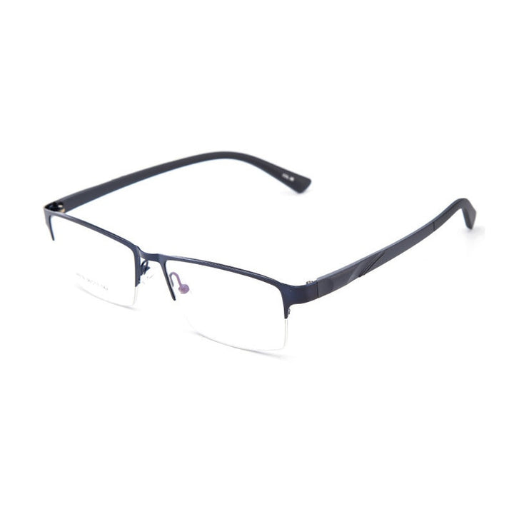 Hotochki Unisex Semi Rim Alloy Frame Eyeglasses 16019 Semi Rim Hotochki   