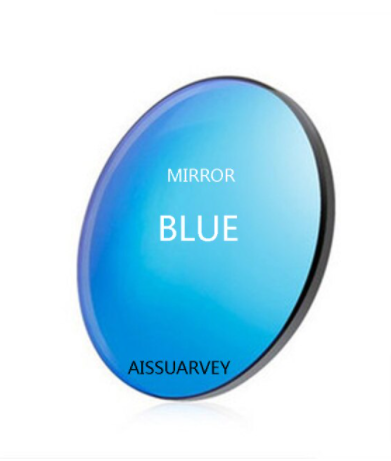 Aissuarvey Polarized Single Vision Sunglass Lenses Lenses Aissuarvey Sunglass Lenses 1.56 Mirror Blue 