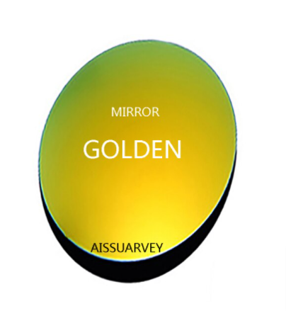 Aissuarvey Polarized Single Vision Sunglass Lenses Lenses Aissuarvey Sunglass Lenses 1.56 Mirror Golden 