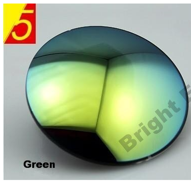 Brightzone 1.56 Index Polarized Mirror Colored Lenses Lenses Brightzone Lenses Campo Green  