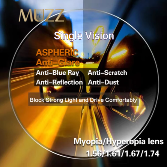Muzz Anti Glare Anti Blue Light Aspheric Lenses Lenses Muzz Lenses   