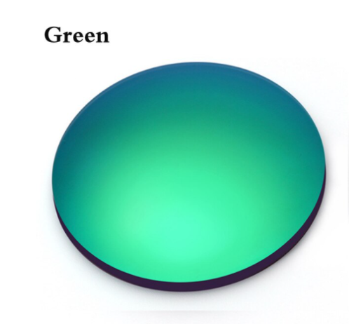 Hdcrafter Polarized Aspheric Polycarbonate Mirror Lenses Lenses Hdcrafter Sunglass Lenses 1.56 Green 