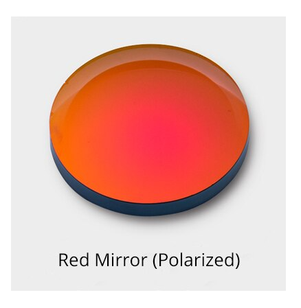 Ralferty 1.50 Index Single Vision Polarized Lenses Color Mirror Red Lenses Ralferty Lenses   