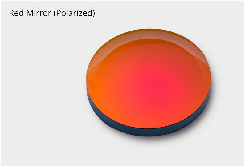 Ralferty 1.61 Index Single Vision Polarized Lenses Color Mirror Red Lenses Ralferty Lenses   