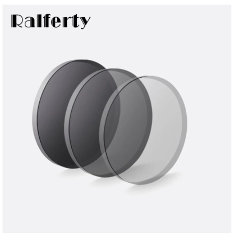 Ralferty 1.61 Single Vision Chameleon Photochromic Brown Myopic Lenses Cyl 0~-2.0 D Lenses Ralferty Lenses   