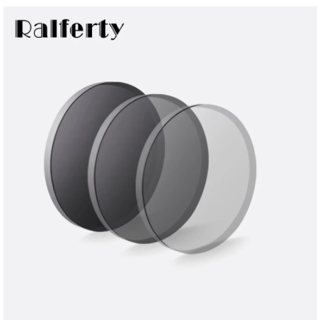 Ralferty 1.61 Single Vision Chameleon Photochromic Grey Myopic Lenses Cyl -4.25~-6.0 D Lenses Ralferty Lenses   
