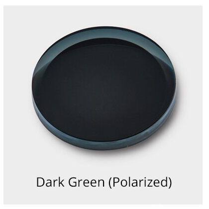 Ralferty 1.67 Index Single Vision Polarized Lenses Color Dark Green Lenses Ralferty Lenses   