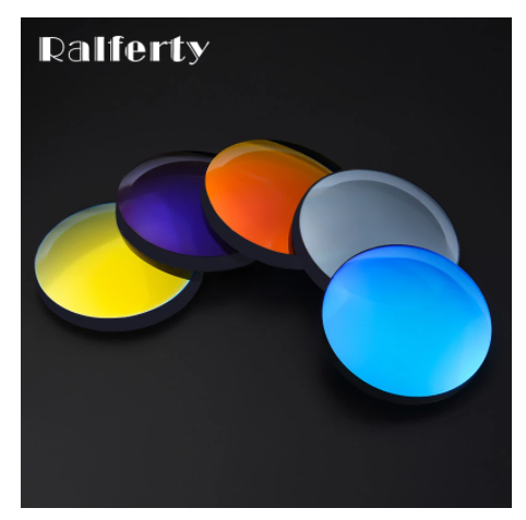 Ralferty 1.67 Index Single Vision Polarized Lenses Color Mirror Ice Blue Lenses Ralferty Lenses   