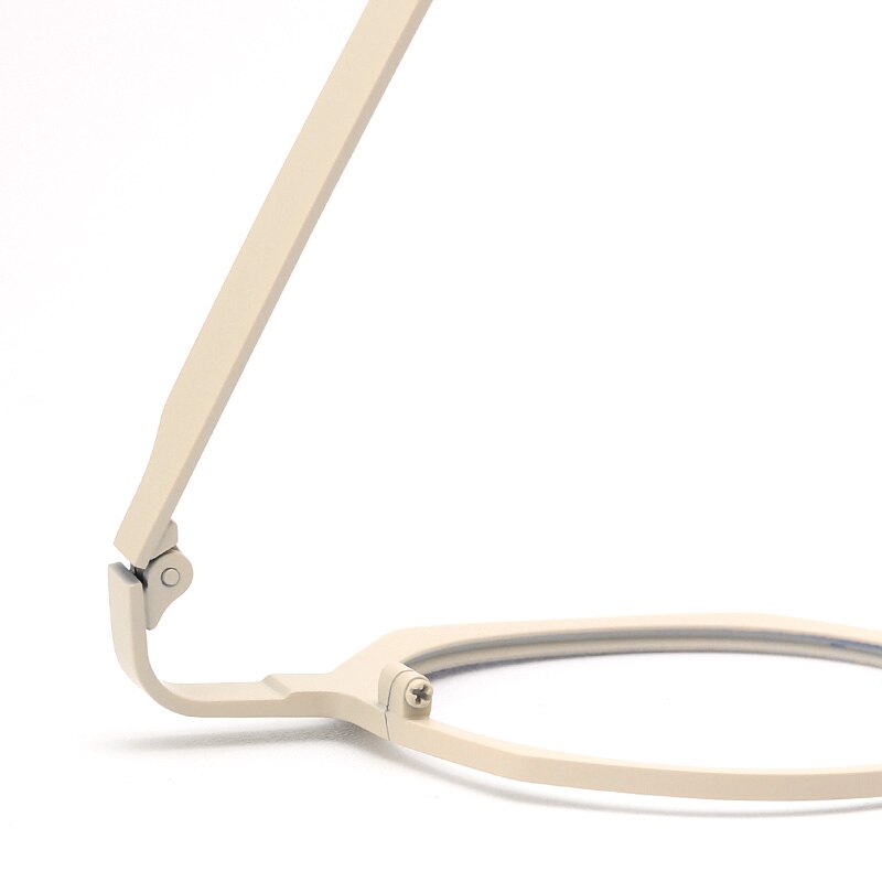 Muzz Unisex Full Rim Small Round Flat Top Titanium Eyeglasses T7759 Full Rim Muzz   