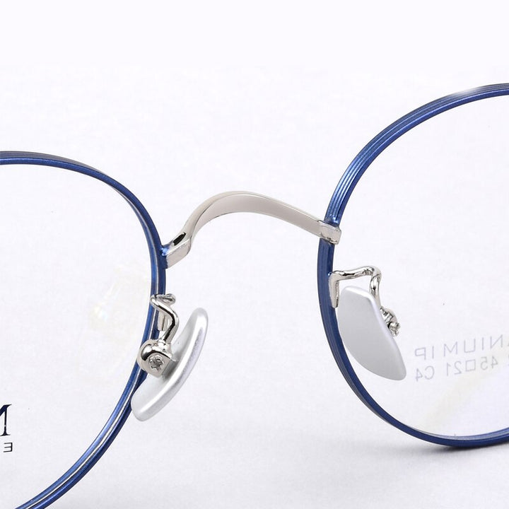 Zirosat Unisex Eyeglasses Frame Pure Titanium 88302 Frame Zirosat   