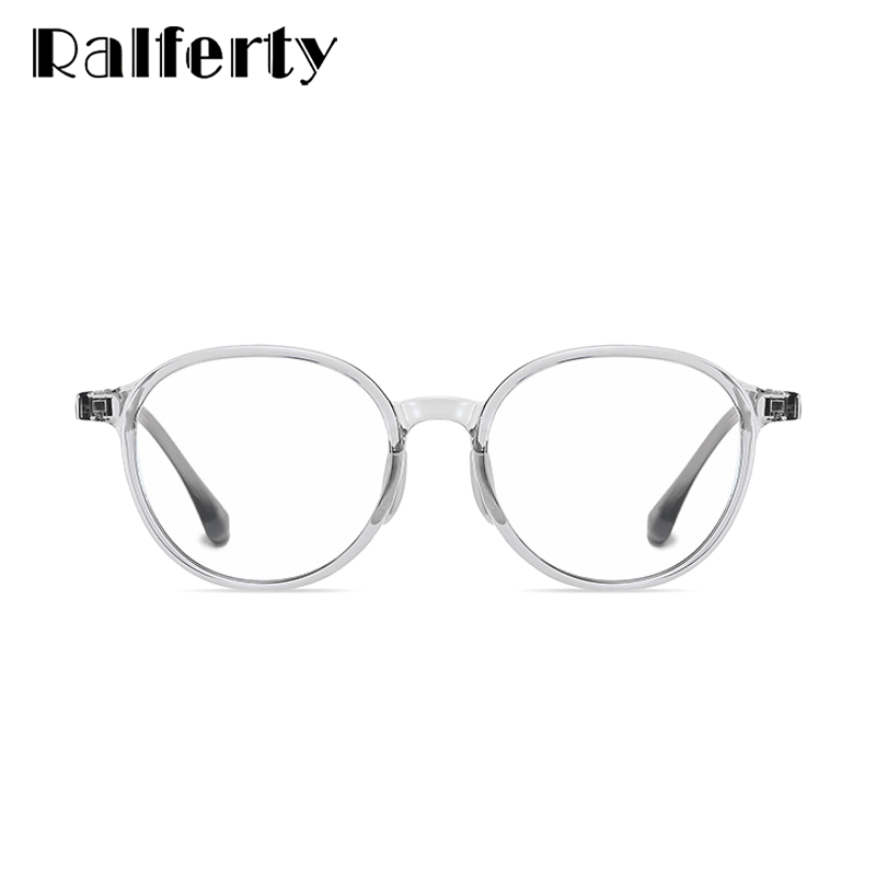 Ralferty Women's Full Rim Round Tr 90 Acetate Eyeglasses D204 Full Rim Ralferty   