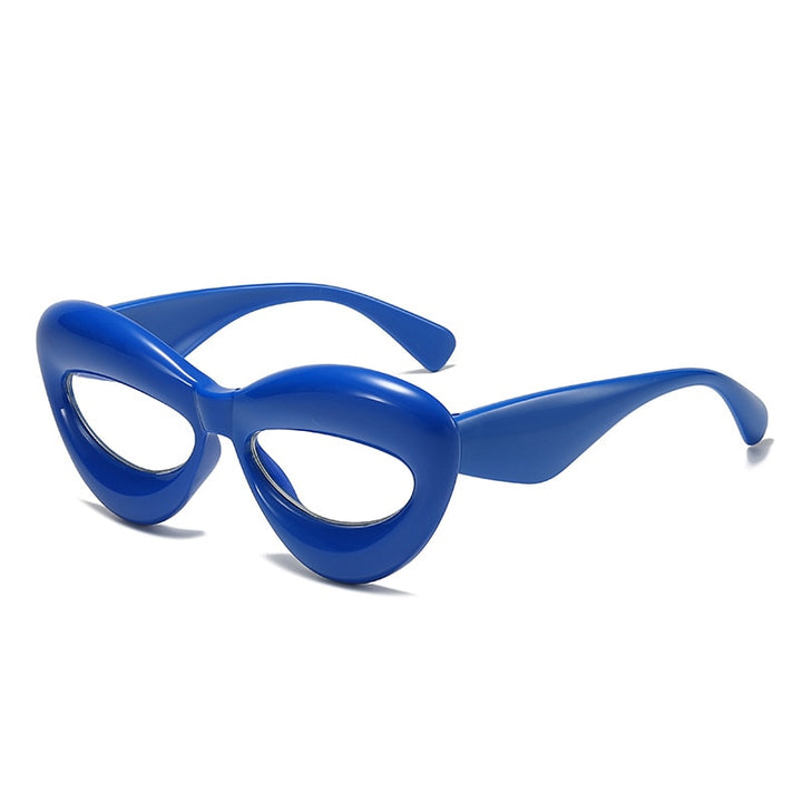 CCspace Unisex Full Rim Acetate Cat Eye Or Square Eyeglasses 55579 Full Rim CCspace Blue China 