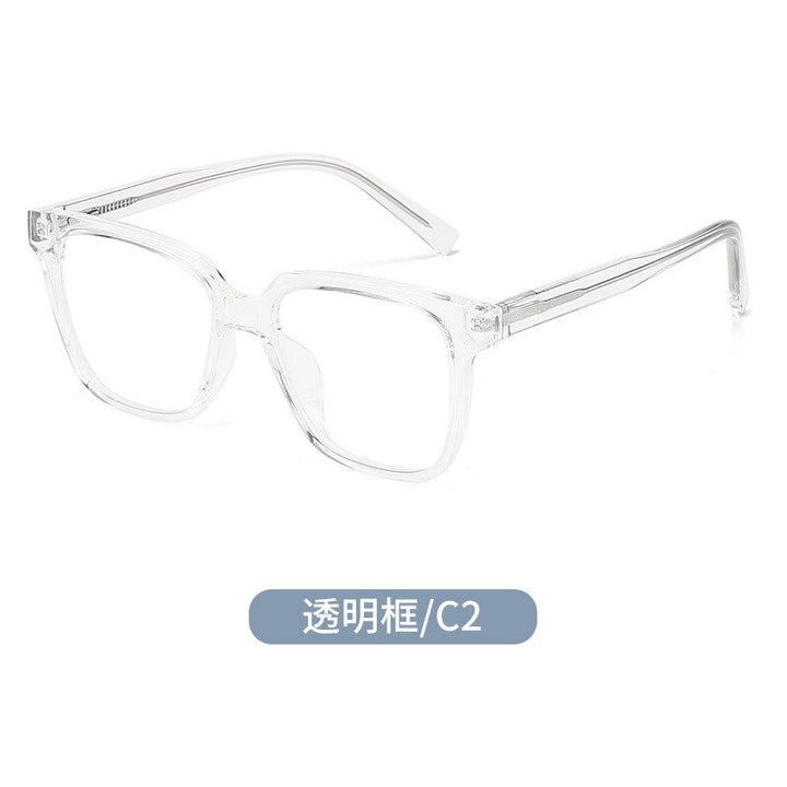 Kansept Unisex Full Rim Square Tr 90 Titanium Eyeglasses Full Rim Kansept C2 Transparent  