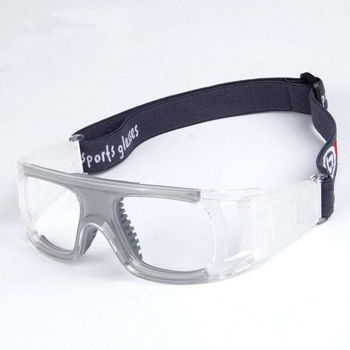 Yimaruili Unisex Full Rim Square Tr 90 Sports Eyeglasses SP0862 Sport Eyewear Yimaruili Eyeglasses Transparent Grey  