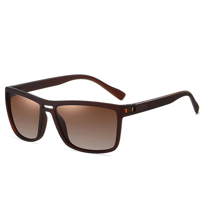 Reven Jate Men's Full Rim RectangleTr 90 Polarized Sunglasses C1740 Sunglasses Reven Jate C5 Other 