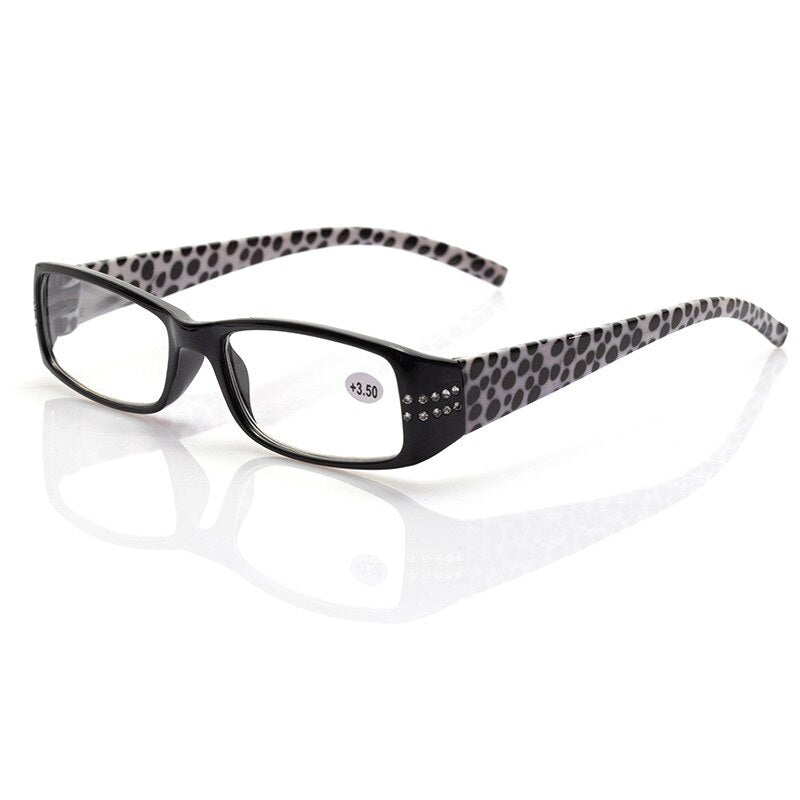 Cubojue Unisex Small Rectangle Tr 90 Titanium Reading Glasses Hyperopic Reading Glasses Cubojue   