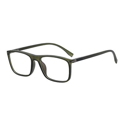 Ralferty Men's Full Rim Square Tr 90 Acetate Eyeglasses F95348 Full Rim Ralferty C6 Matt Green China 