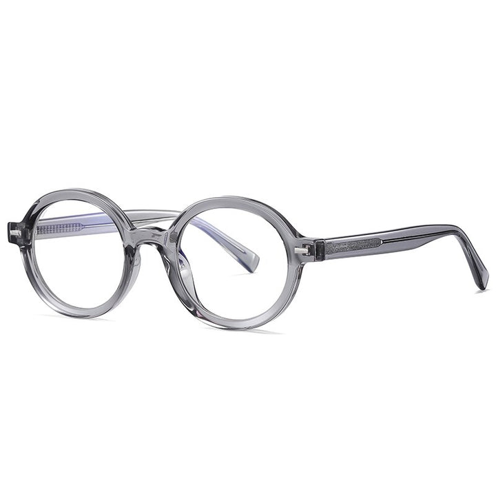 Reven Jate Unisex Full Rim Oval Tr 90 Eyeglasses 2092 Full Rim Reven Jate C6  