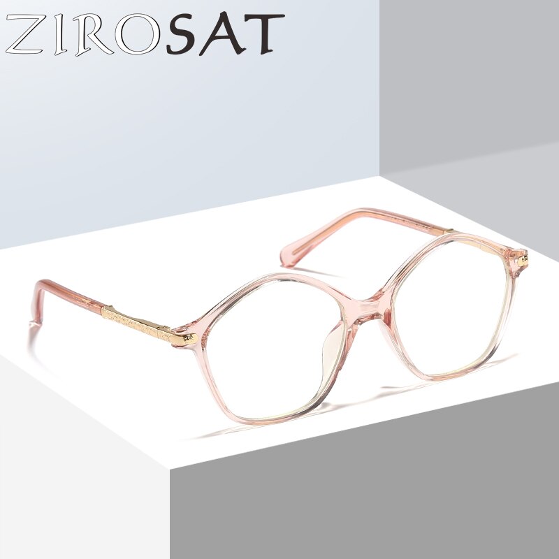 Zirosat Children's Unisex Full Rim Polygon Round Tr 90 Alloy Eyeglasses 20204 Full Rim Zirosat   