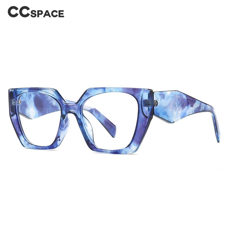 CCSpace Women's Full Rim Cat Eye PC Resin Frame Eyeglasses 54584 Full Rim CCspace   