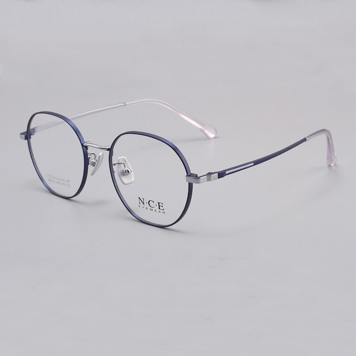 Zirosat Unisex Eyeglasses Frame Pure Titanium 88316 Frame Zirosat blue  