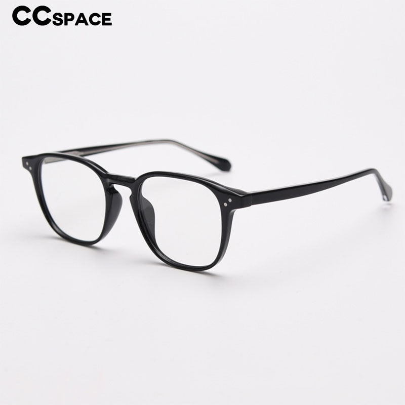 CCSpace Unisex Full Rim Square Cat Eye Tr 90 Titanium Eyeglasses 55694 Full Rim CCspace   
