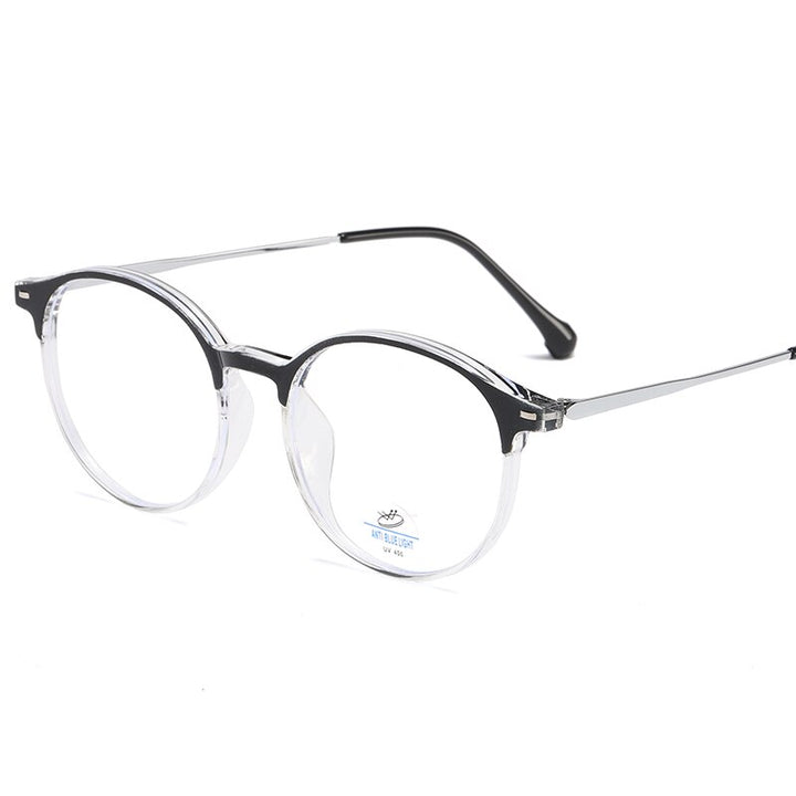 Reven Jate Unisex Full Rim Round Tr 90 Eyeglasses 81251 Full Rim Reven Jate C5  
