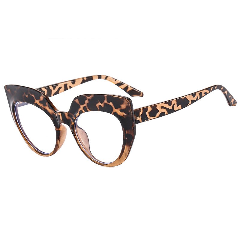 CCspace Women's Full Rim Cat Eye Tr 90 Eyeglasses 55541 Full Rim CCspace China TeaBean 