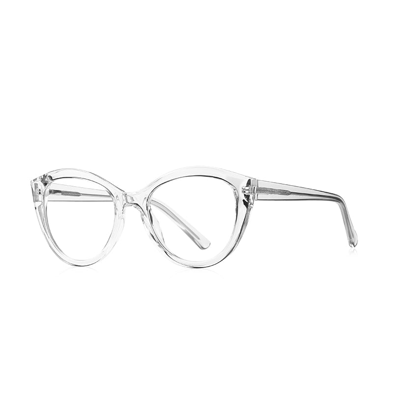 Reven Jate Women's Full Rim Oval Cat Eye Tr 90 Eyeglasses 2145 Full Rim Reven Jate   