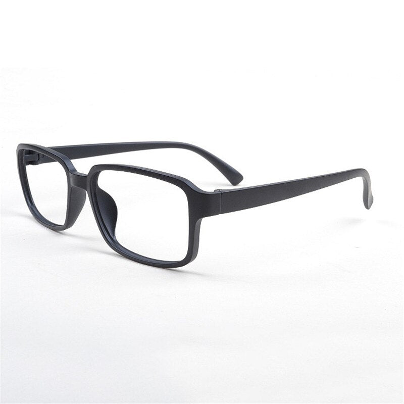 Cubojue Men's Full Rim Oversized Square 155mm Myopic Reading Glasses Reading Glasses Cubojue   