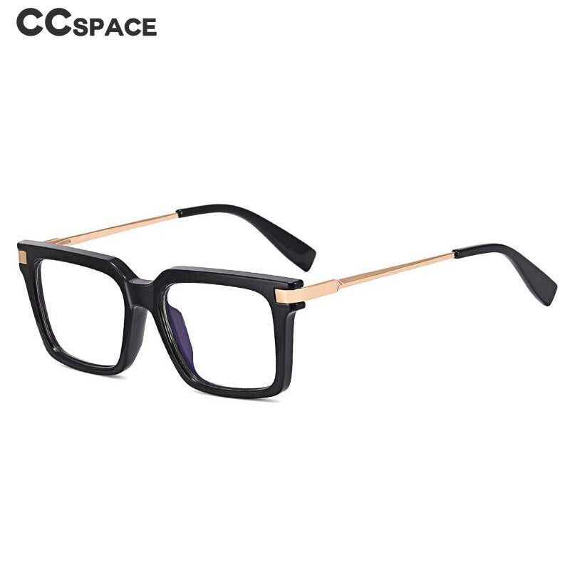 CCSpace Unisex Full Rim Square Cat Eye Tr 90 Titanium Eyeglasses 54785 Full Rim CCspace   