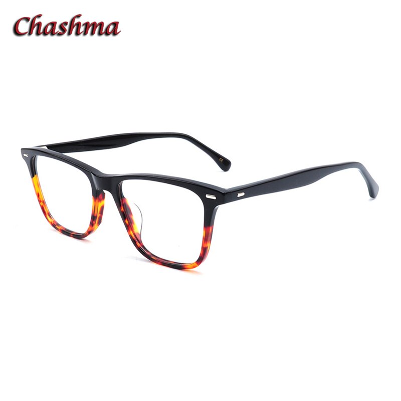 Chashma Ochki Unisex Full Rim Square Acetate Eyeglasses 7913 Full Rim Chashma Ochki C3  