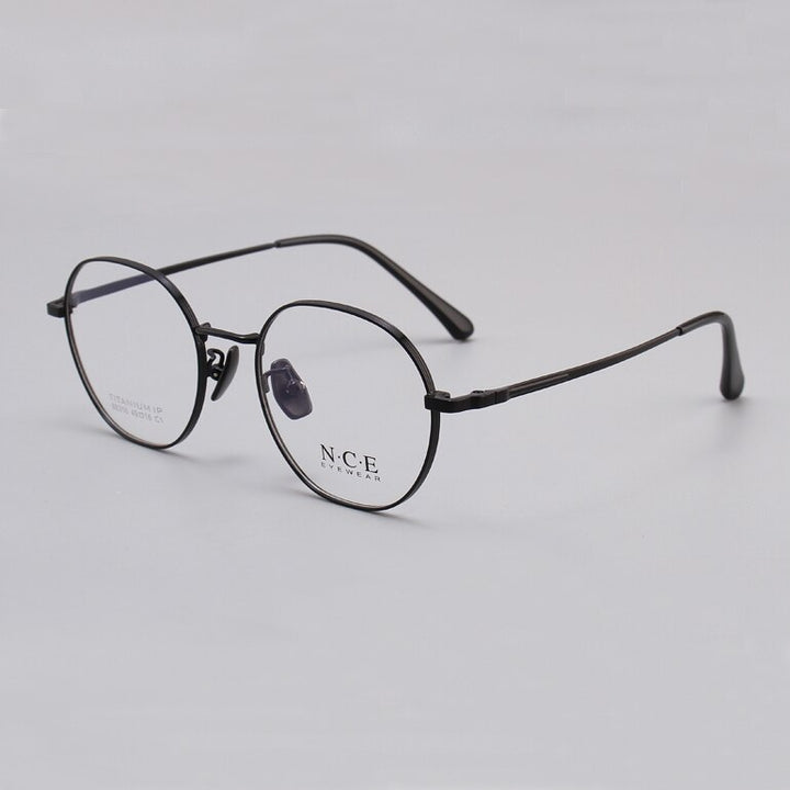 Zirosat Unisex Eyeglasses Frame Pure Titanium 88316 Frame Zirosat black  