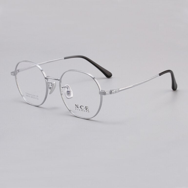 Zirosat Unisex Eyeglasses Frame Pure Titanium 88316 Frame Zirosat silver  