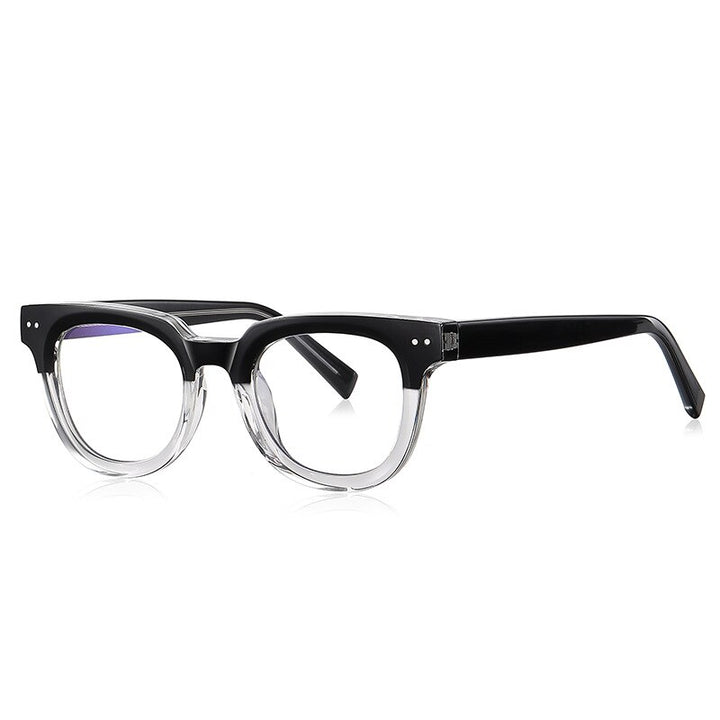 Hotony Women's Full Rim Square Cat Eye Tr 90 Eyeglasses 2120 Full Rim Hotony C5  