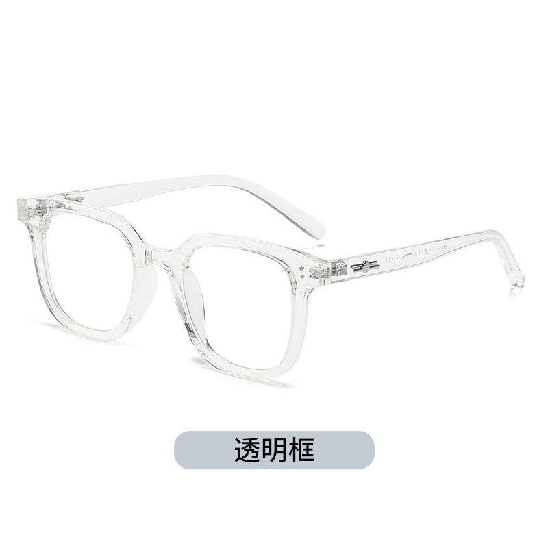 Kansept Unisex Full Rim Square Tr 90 Titanium Eyeglasses 8019 Full Rim Kansept Transparent  