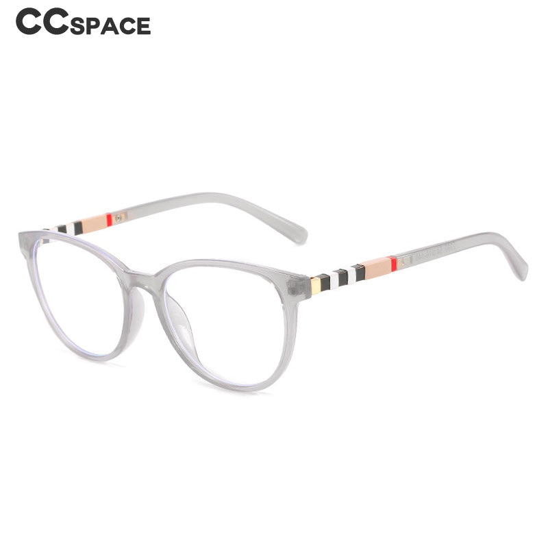 CCSpace Women's Full Rim Square Acetate Alloy Eyeglasses 55229 Full Rim CCspace   