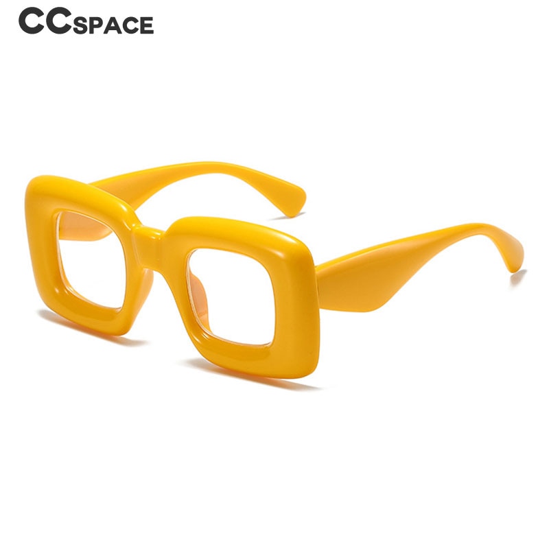 CCspace Unisex Full Rim Acetate Cat Eye Or Square Eyeglasses 55579 Full Rim CCspace   