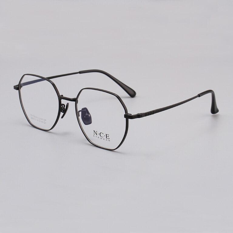 Zirosat Unisex Eyeglasses Frame Pure Titanium 88313 Frame Zirosat black  