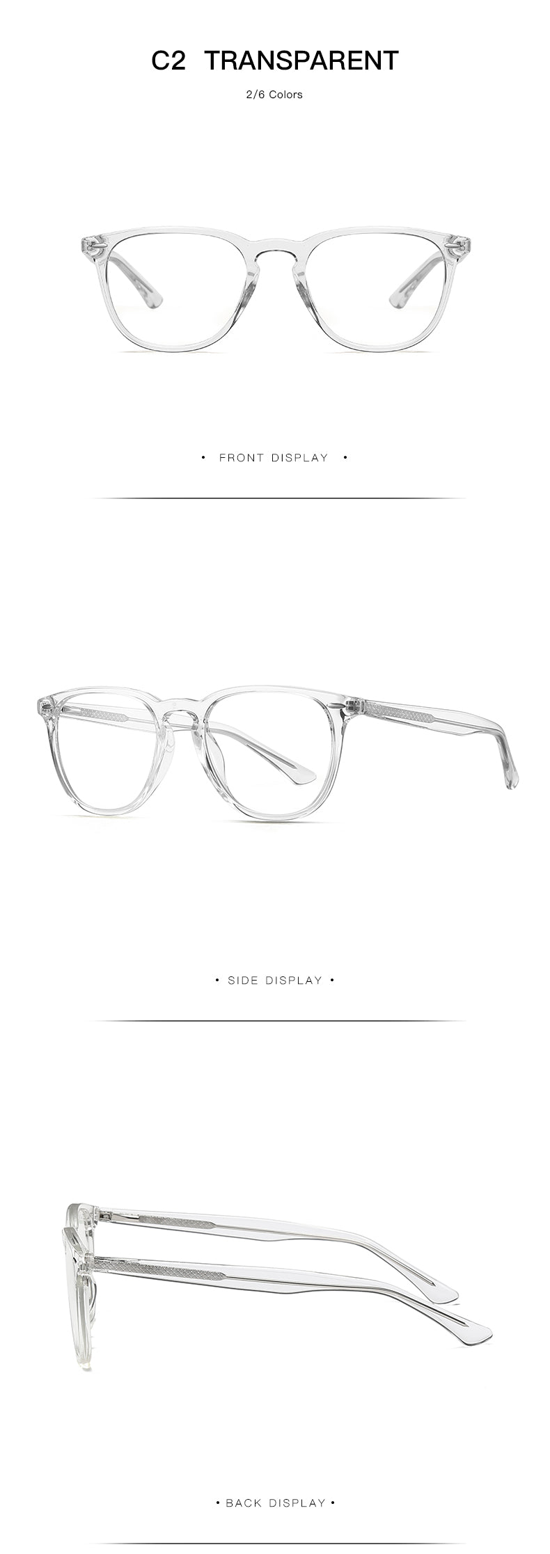 Gmei Women's Full Rim TR 90 Titanium Round Frame Eyeglasses 2059 Full Rim Gmei Optical   