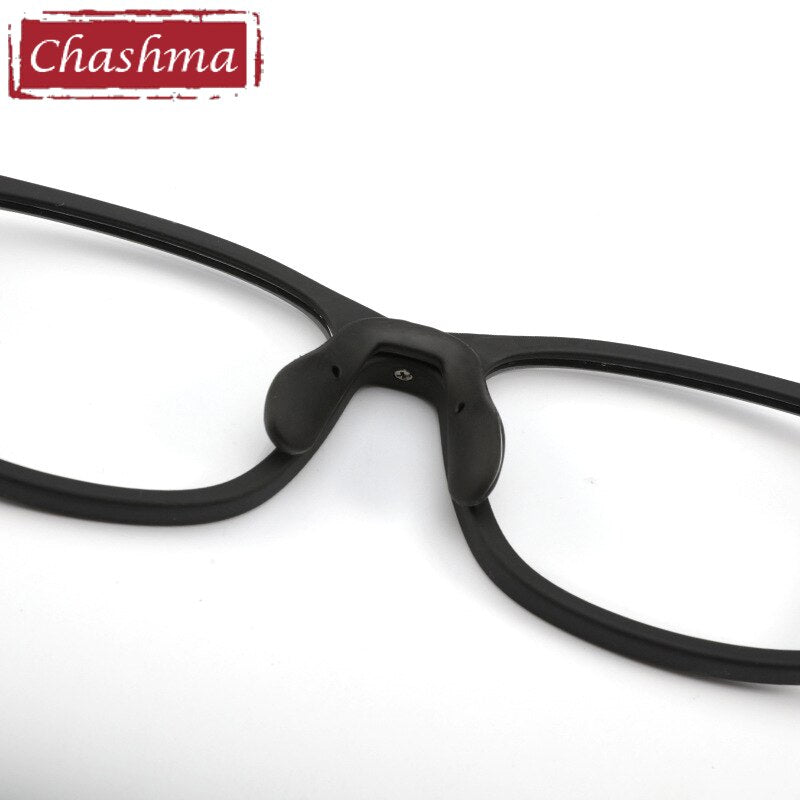 Chashma Men's Full Rim TR 90 Resin Titanium Square Sport Frame Eyeglasses 1927 Sport Eyewear Chashma   