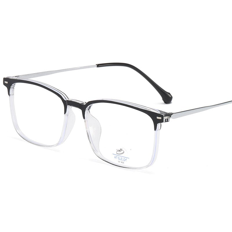 Reven Jate Unisex Full Rim Square Tr 90 Eyeglasses 81250 Full Rim Reven Jate C5  