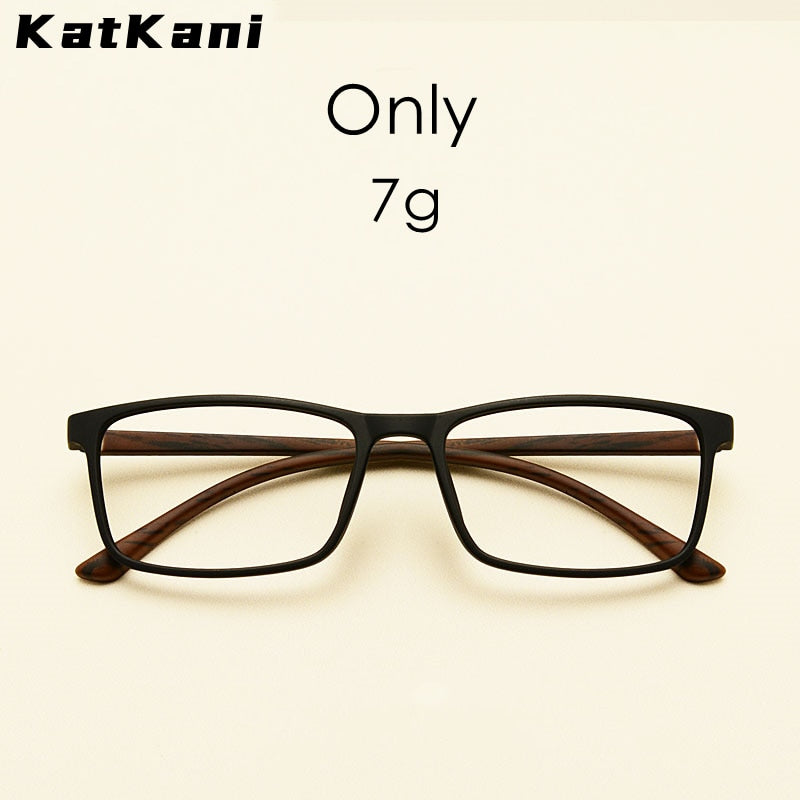 KatKani Unisex Full Rim Small Square Tr 90 Eyeglasses 6642 Full Rim KatKani Eyeglasses   