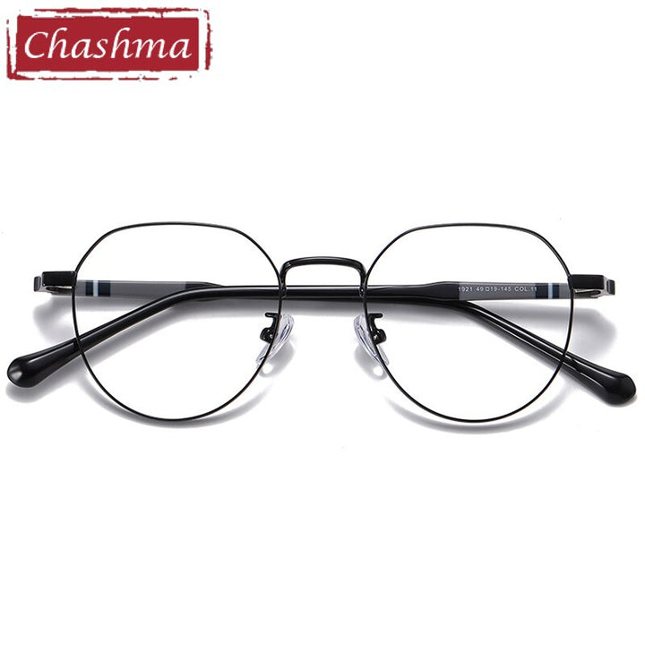 Chashma Unisex Full Rim Round Stainless Steel Frame Eyeglasses 1921 Full Rim Chashma   