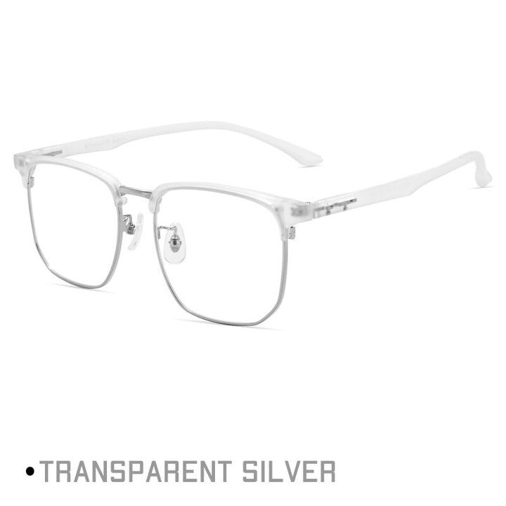 Gmei Unisex Full Rim Square Alloy Tr 90 Eyeglasses Tm11 Full Rim Gmei Optical C7  