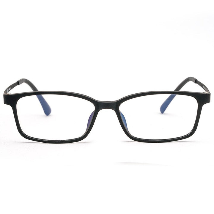 Yimaruili Unisex Full Rim Small Rectangle Square Tr 90 Titanium Eyeglasses 3085 Full Rim Yimaruili Eyeglasses   